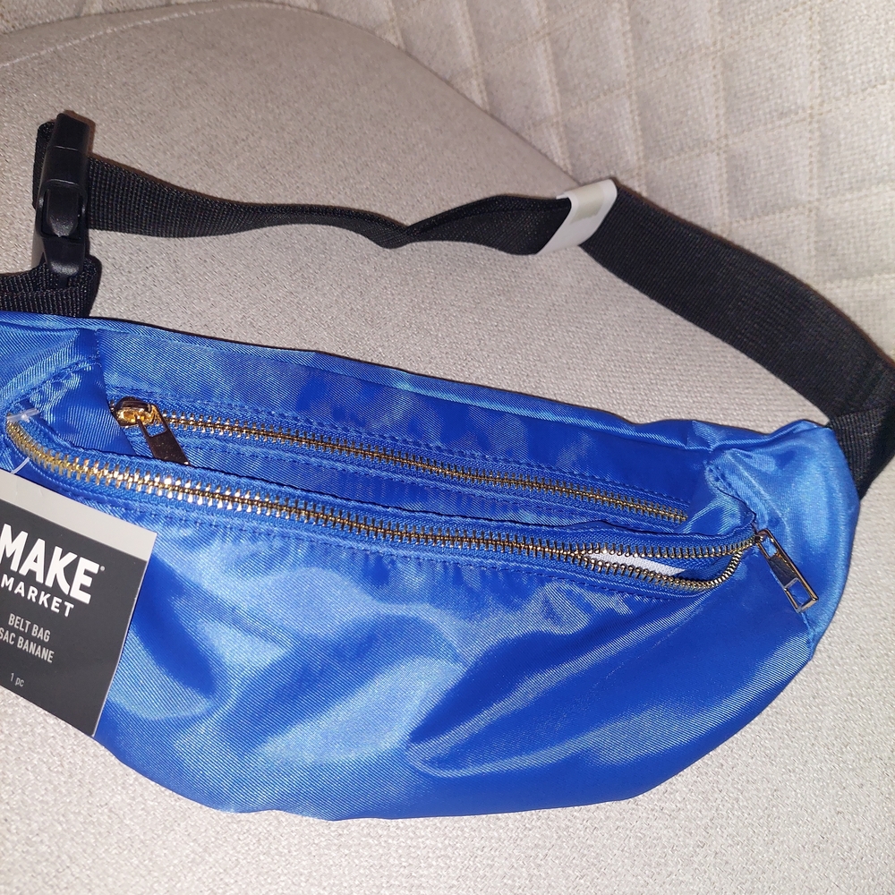 Makers Market Vibrant Blue Men's Belt Bag